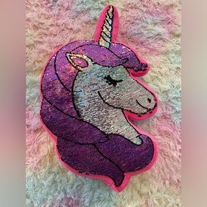 Justice Sequin Pillow